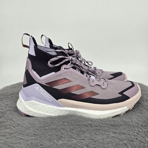 New adidas Terrex Free Hiker 2.0 Preloved Fig Women's Trail Running Shoes Size 8 - Picture 3 of 8
